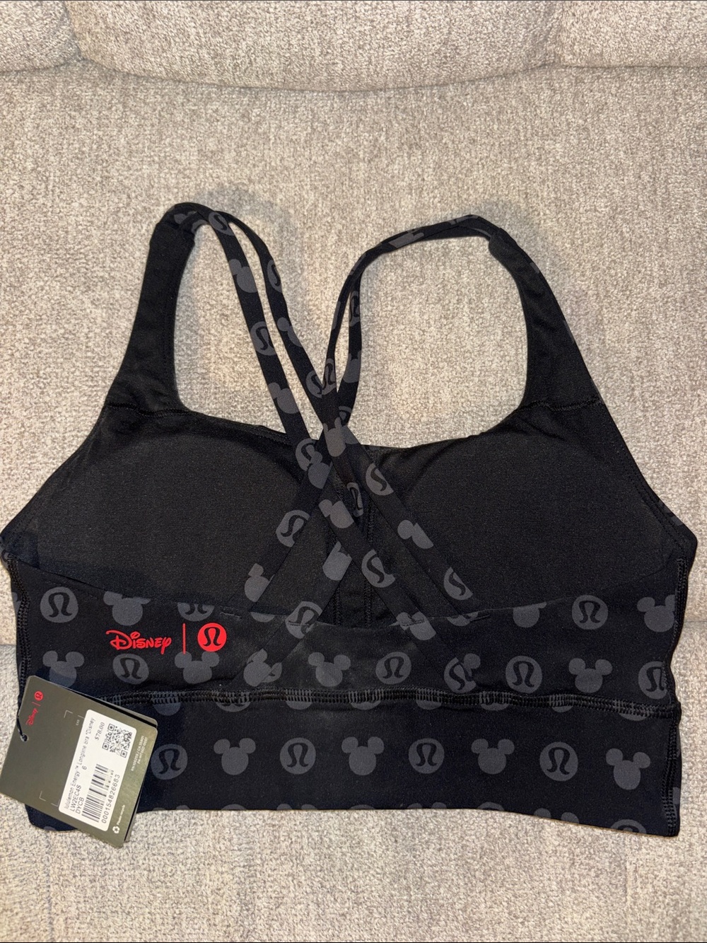 NWT Lululemon X Disney Energy Longline Bra - Picture 2 of 3